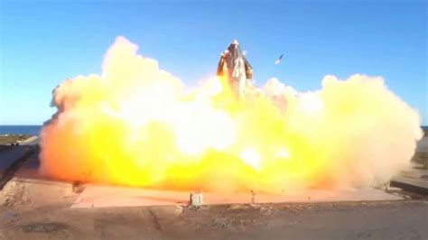Unmanned Spacex Starship Test Flight Explodes During Landing Abc7 Los