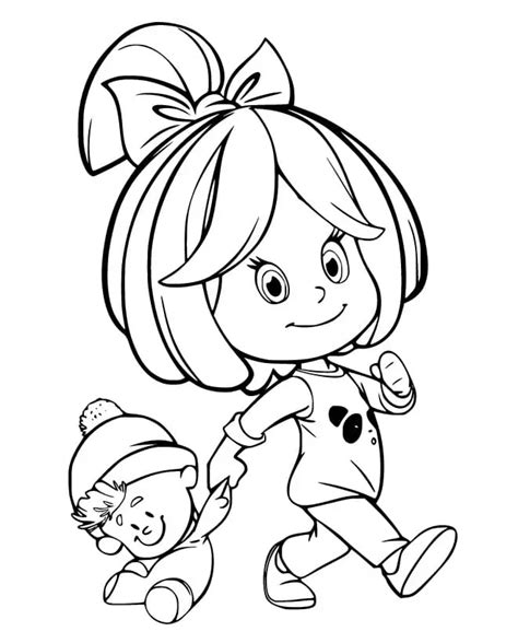 Cute Cleo From Cleo And Cuquin Coloring Pages Coloring Cool