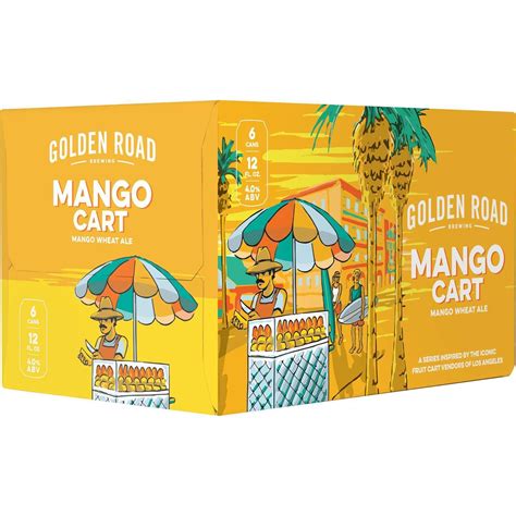 Golden Road Tart Mango Cart 6 Pack 12 Oz Shipt