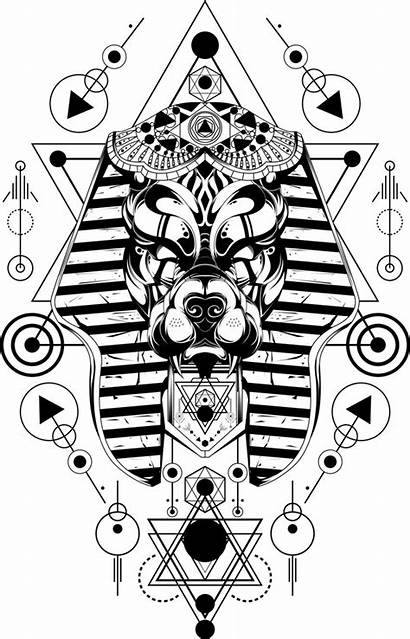 Anubis Vector Egyptian God Ankh Illustrations Premium