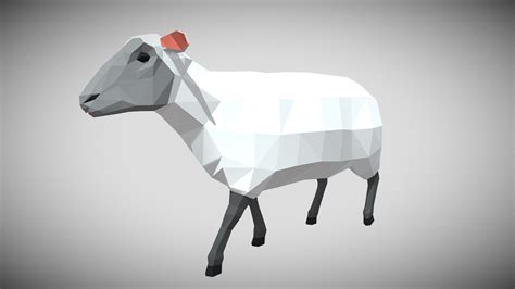 Low Poly Sheep 3d Model By Pneshik 75cce36 Sketchfab