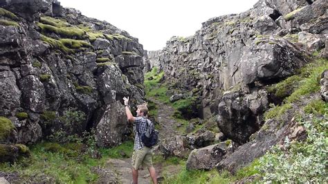 Divergent Rift Valley In Þingvellir Iceland Youtube