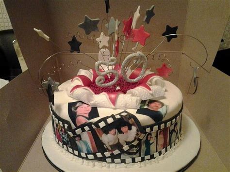 50th Birthday For Twins Decorated Cake By Juicybon Cakesdecor