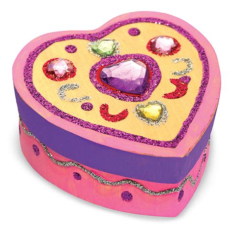 Melissa And Doug Wooden Heart Box To Decorate Toys And Games Ireland