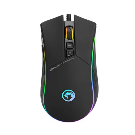 Marvo Scorpion M Usb Rgb Led Black Programmable Gaming Mouse Pc Belfast