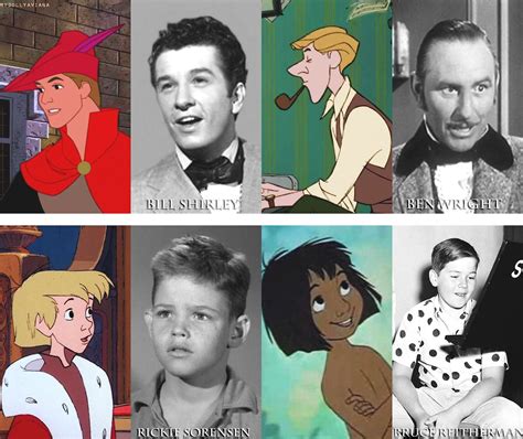 Disney Male Voice Actors Disney Facts Disney Cartoon Characters Old