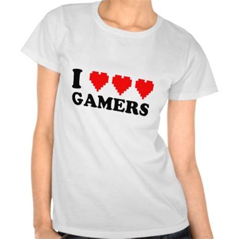 I Heart Gamers T Shirt Video Game T Shirts Gamer T