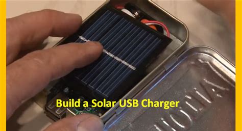 Introduction the need for sustainable living has led to the increased usage of renewable energy. Video DIY: Making A Pocket Size Solar USB Charger. Charge Up Your Handheld Devices Anytime ...