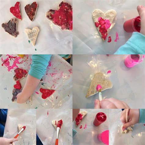 How To Make Valentines Day Salt Dough Hearts With Kids The Sen