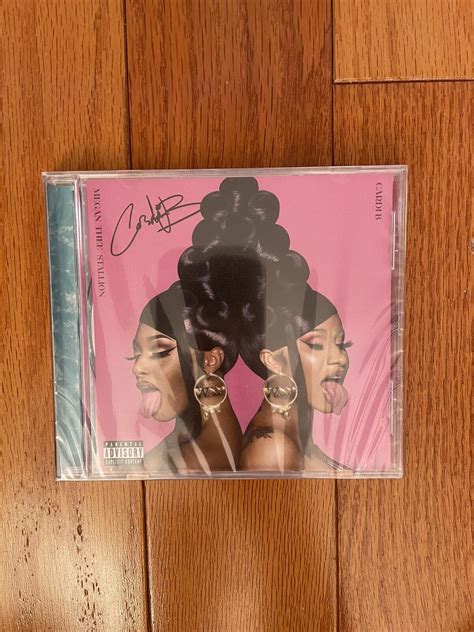 Cardi B Wap Cd New Artist Signed Edition Cd Signature Stamped