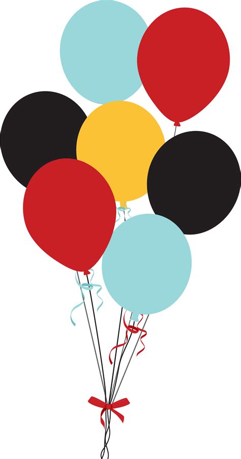 Bunch Of Balloons Print And Cut File Snap Click Supply Co