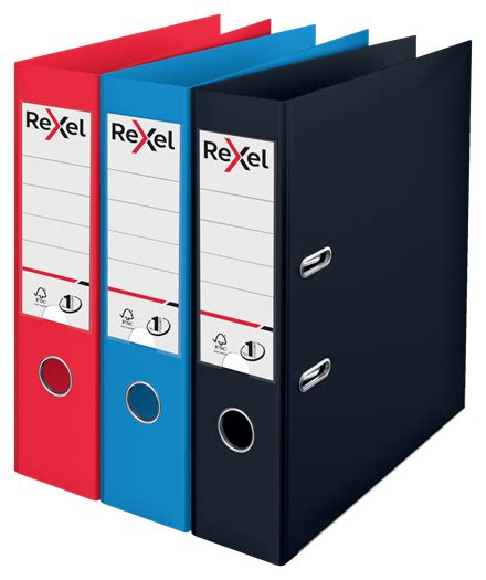 Rexel Choices A4 Polypropylene Lever Arch Files Pack 3 REXEL