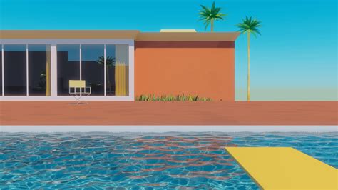 Miami Pool A 3d Recreation Of A Bigger Splash By David Hockney R