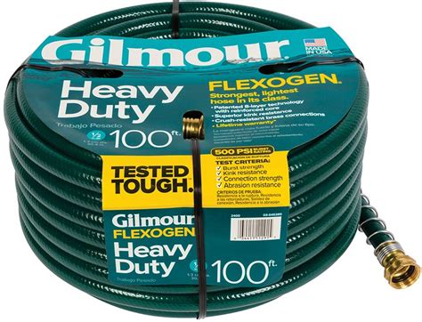 We researched the best garden hoses to help make watering your garden simple. Buy the Gilmour 10-12100 Flexogen 8-Ply Hose ~ 1/2" x 100 ...