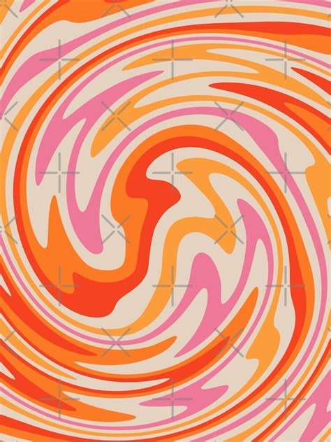 70s Retro Swirl Color Abstract Leggings For Sale By Trajeado14