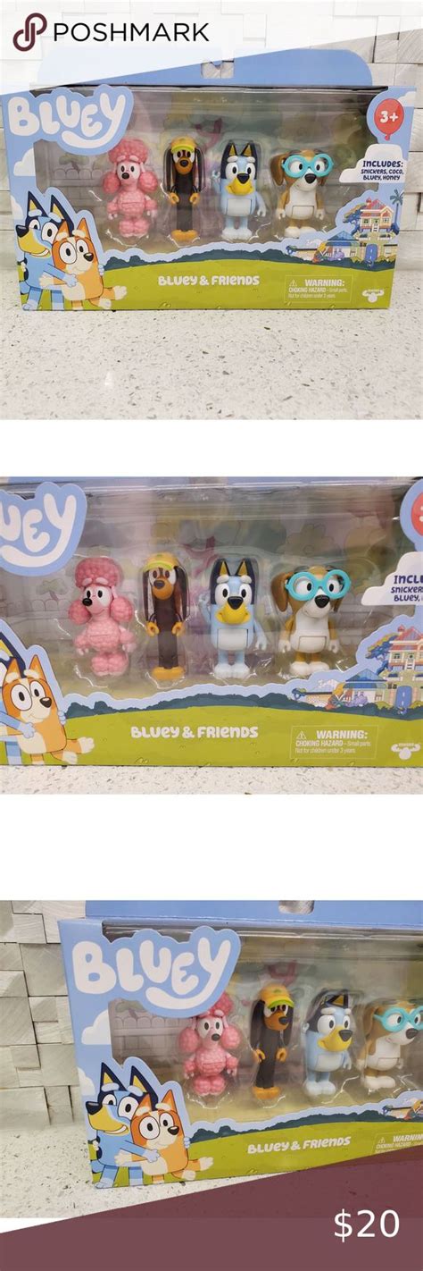 Bluey And Friends Bluey Toys Snickers Coco Bluey Honey New Baby
