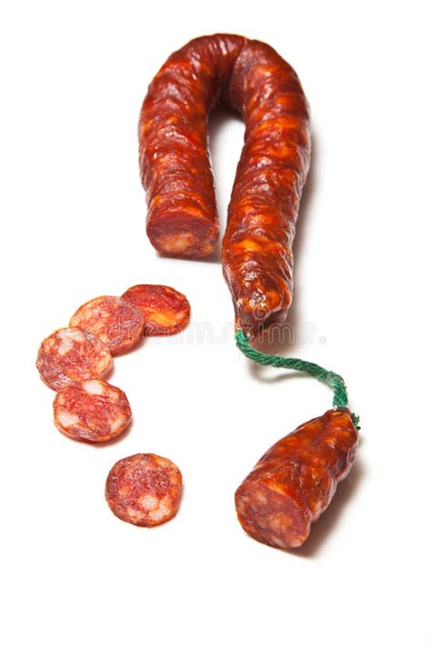 Spanish Chorizo Sausages Stock Photo Image Of Meat Cuisine 17813384