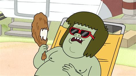 Image S5e01076 Muscle Man Eating A Turkey Legpng Regular Show