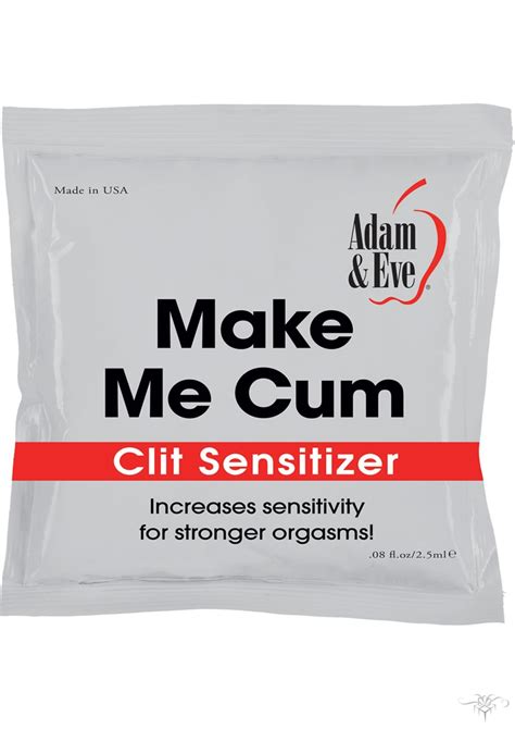 Adam And Eve Make Me Cum Clit Sensitizer Cream Foil Packs Ounce