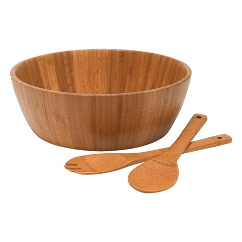 Shop for lipper salad bowls online at target. Lipper International Bamboo 3 Piece Salad Bowl Set ...