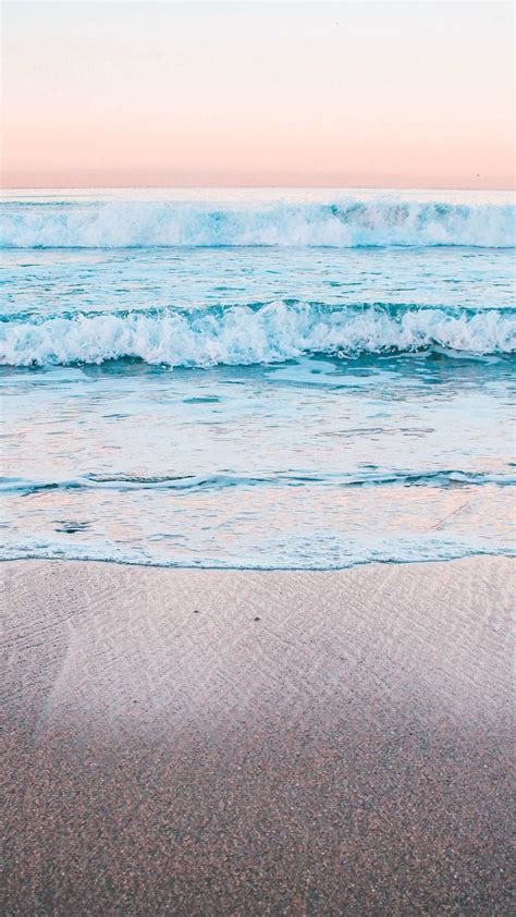 Calm Beach Sea Waves Peaceful 720x1280 Wallpaper Landscape