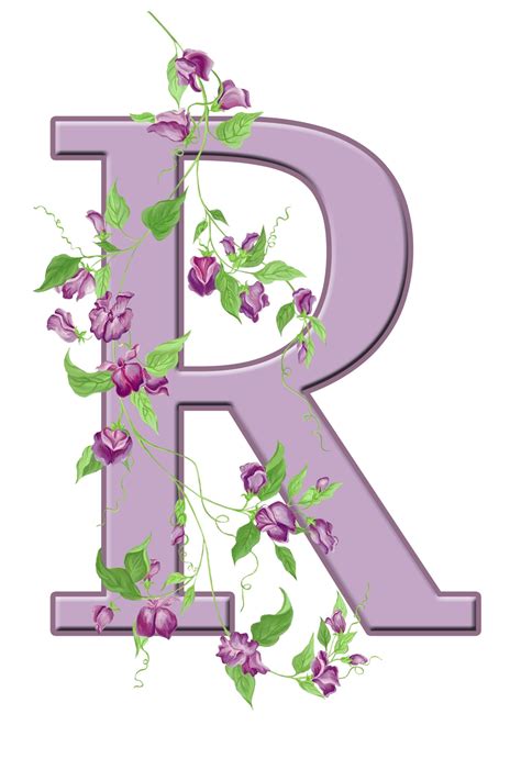 A Letra Inicial R Floral Foto Stock Gratuita Public Domain Pictures