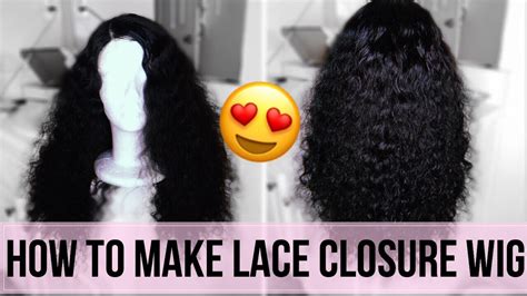 How To Make Lace Closure Wig Start To Finish Ft Unice Hair Youtube