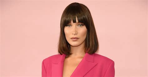 Blunt Fringe Ideas And How To Style Popsugar Beauty Uk