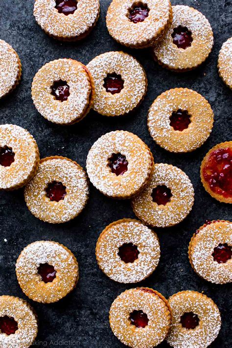 Raspberry Pistachio Linzer Cookies Sallys Baking Addiction