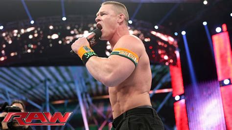 John Cena Returns To Wwe Raw December 28 2015 Youtube