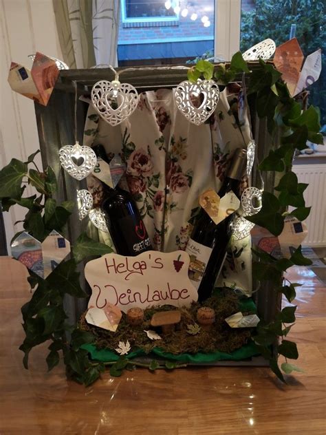 Wir haben hier über 100 geschenke zum 50. Weinlaube als Geldgeschenk zum 50. Geburtstag ...