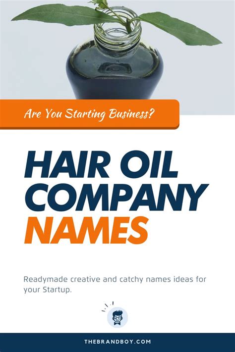 The best hair oils are incredibly nourishing for your hair and not at all greasy. 479+ Catchy Hair Oil Company Names - theBrandBoy.Com ...