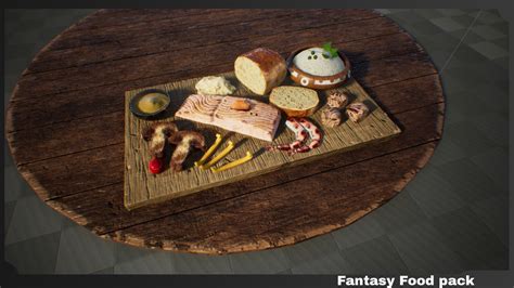 Fantasy Food Pack In Props Ue Marketplace