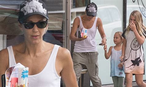 Lleyton Hewitts Wife Bec Steps Out With Her Lookalike Daughters Mia And Ava Daily Mail Online