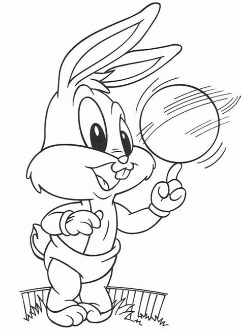 Looney Tunes Coloring Pages Bugs Bunny