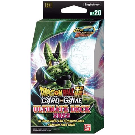 Dragon Ball Super Card Game Ultimate Deck 2022 Be20 Trading Card