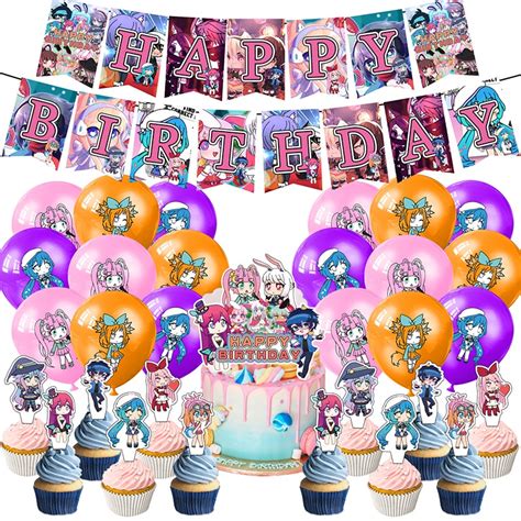 Buy Anime Party Decorations Gacha Life Birthday Decorations Gacha Life