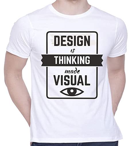 Buy Creativit Graphic Printed T Shirt For Unisex Design Is Thinking