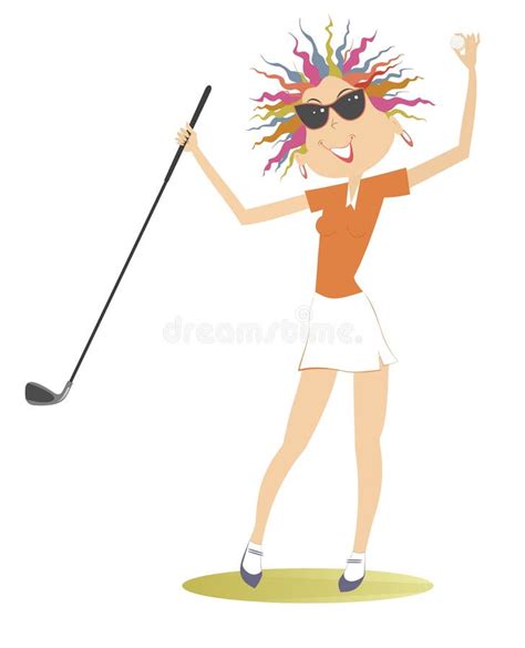 woman golfer cartoon image stock illustrations 553 woman golfer cartoon image stock