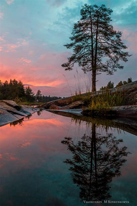 Reflection Koitelinkosket Oulu Finland 1365×2048 Oc Reddit