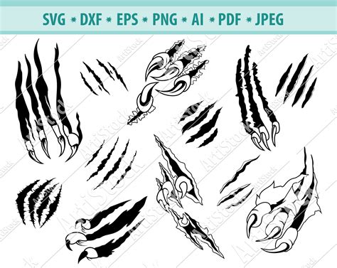 Lion Claws Clipart