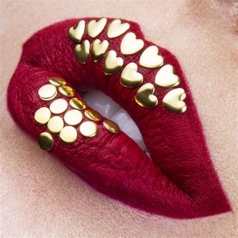 Cool Lip Art Looks You Have To See To Believe Thefashionspot Lip