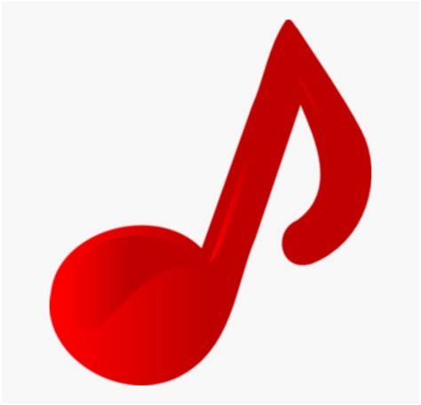 Music Note Red Images Clip Art Colorful Music Notes Clipart Hd Png Download Kindpng