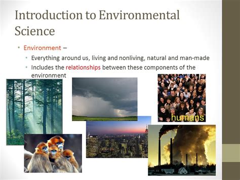 Introduction To Environmental Science Introduction To Environmnetal