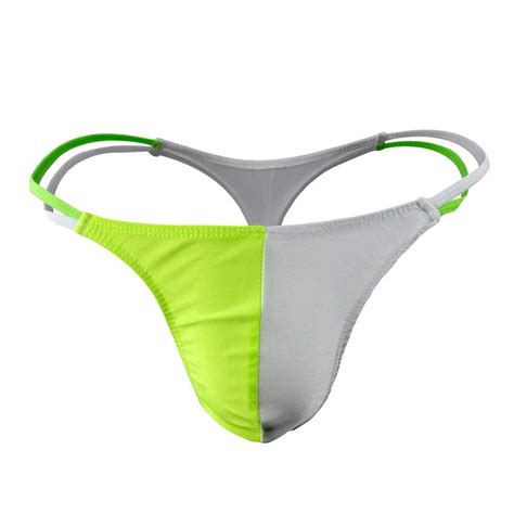 Buy Mens Sexy Micro Thong Bikini T Shaped Thong Two Color Combination Online At Desertcartindia