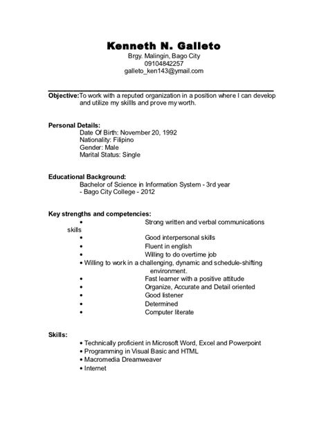 sample resume  college students   school planner template