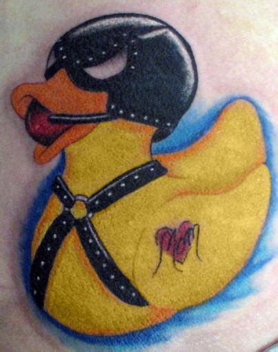 rubber ducky bondage tattoo tattooimages