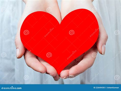 Heart In Your Hands Stock Photo Image Of Copy Friendship 22649430
