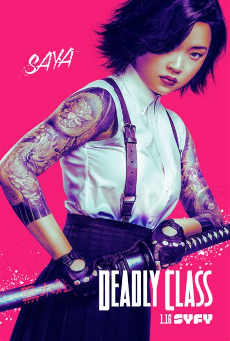 Deadly Class New Posters Introduce The Characters In Hot Pink Scifinow