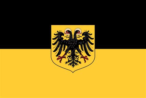 Flag Of German Empire That Was Unified By Austria Ca 1860 70s